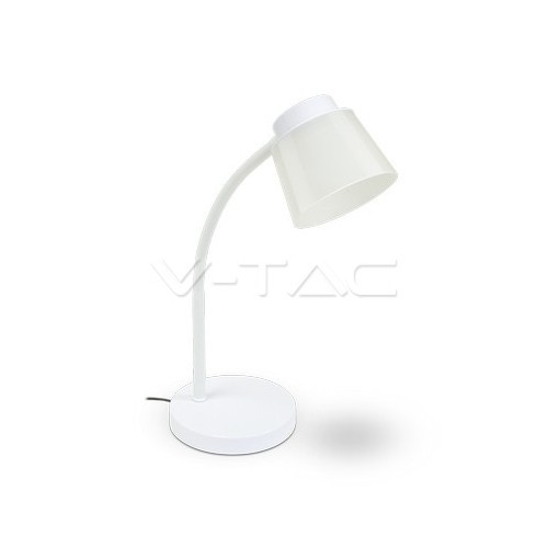 5W LED Настолна Лампа 4000К Бяло Тяло