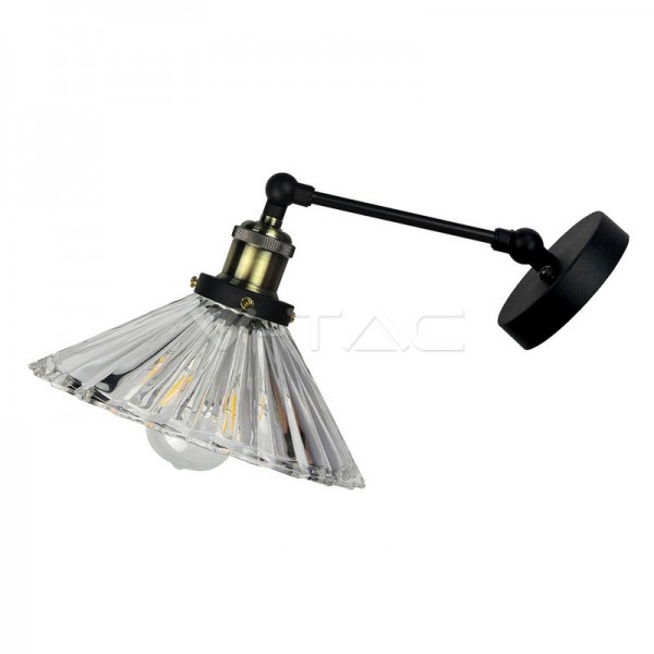 Стенна Лампа Прозрачно Стъкло W/V ф180