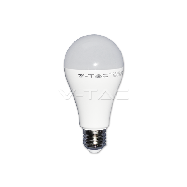 LED Крушка - 14W E27 A65 Термо Пластик Топла Бяла Светлина