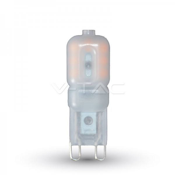 LED Крушка - 2.5W 230V G9 Пластик Топло Бяла Светлина