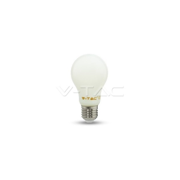 LED Крушка - 4W Filament E27 A60 Бяло Покритие
