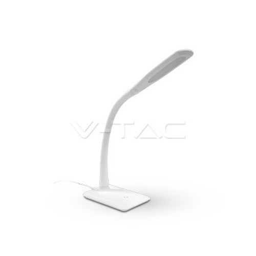 7W LED Настолна Лампа 4000К Бяло Тяло