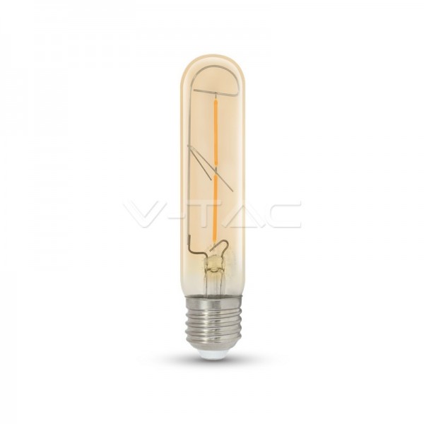 LED Крушка - 2W T30 E27 Filament Топло Бяла Светлина