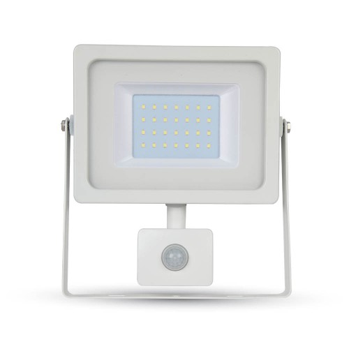 10W LED Прожектор SMD Сензор Бяло Тяло